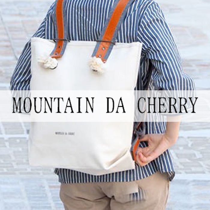MOUNTAIN DA CHERRY（マウンテン ダ チェリー） 岡山県倉敷産の帆布を使用したトートバッグ・かばん・巾着