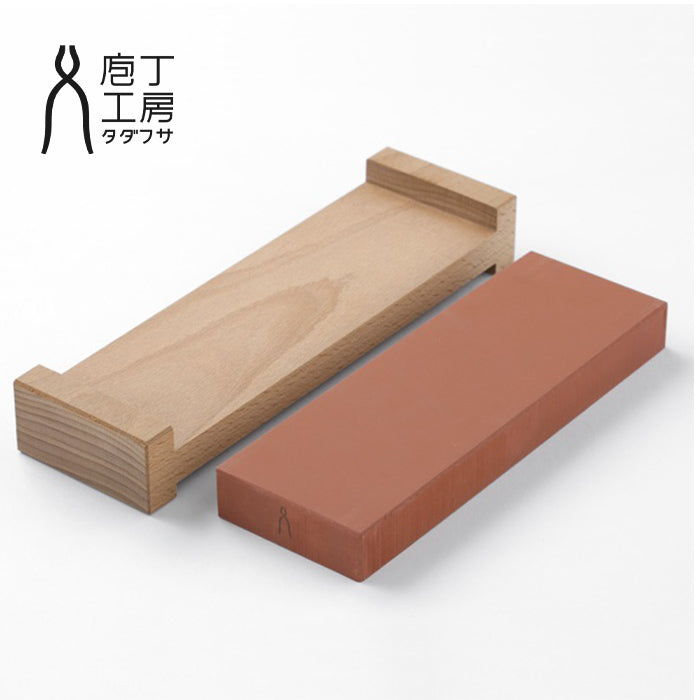 Tadafusa Knife Studio Whetstone Basic Set Red [#800set] Sanjo City, Niigata Prefecture, Tsubame-Sanjo, Tadafusa, Blacksmith, Knife, Brand, Sharpener