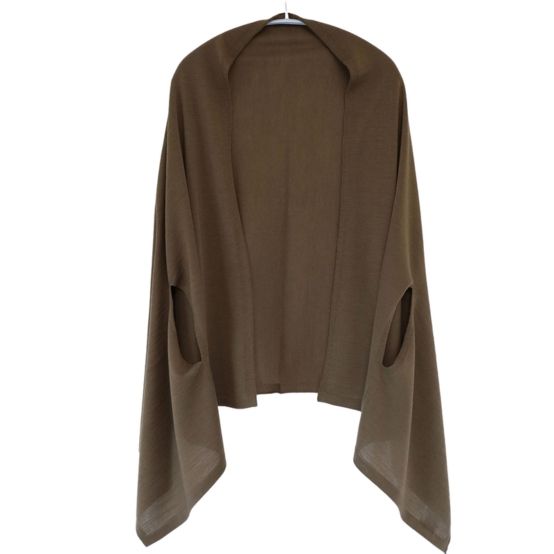 SAIFUKU(サイフク)mino(みの) nico ストールポンチョ 洗える天竺ウール レディース [193-07-05] 新潟県 五泉市 五泉ニット ブランド