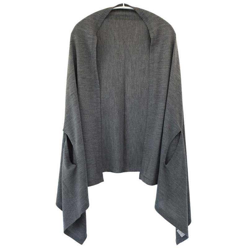 SAIFUKU(サイフク)mino(みの) nico ストールポンチョ 洗える天竺ウール レディース [193-07-05] 新潟県 五泉市 五泉ニット ブランド