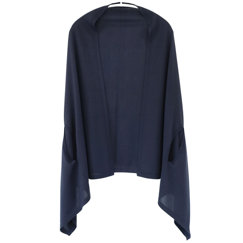 SAIFUKU(サイフク)mino(みの) nico ストールポンチョ 洗える天竺ウール レディース [193-07-05] 新潟県 五泉市 五泉ニット ブランド