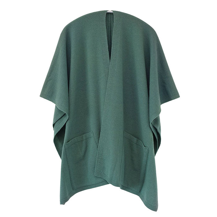 SAIFUKU(サイフク) mino(みの) tate-S 羽織るポンチョ 手を温めるポケットつき エアリーウール レディース [214-03-01] 新潟県 五泉市 五泉ニット ブランド