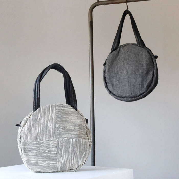 【2色】ENA KUAM (エナクアム) Bigラウンドバッグ トートバッグ [21AKU004] レディース メンズ