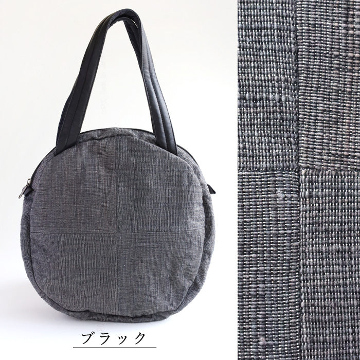 【2色】ENA KUAM (エナクアム) Bigラウンドバッグ トートバッグ [21AKU004] レディース メンズ