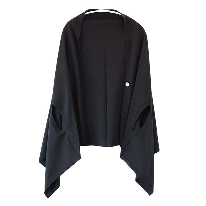 SAIFUKU(サイフク) mino(みの) nico UVカット ストールポンチョ 洗える ストレッチ素材 [221-01-05] レディース 新潟県 五泉市 ニット ブランド