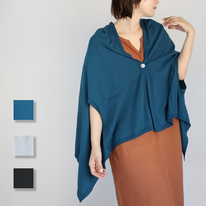 mino Nico UV Cut Stole Poncho Washable Stretch Material [221-01-05] Women's Cardigan UV Protection 