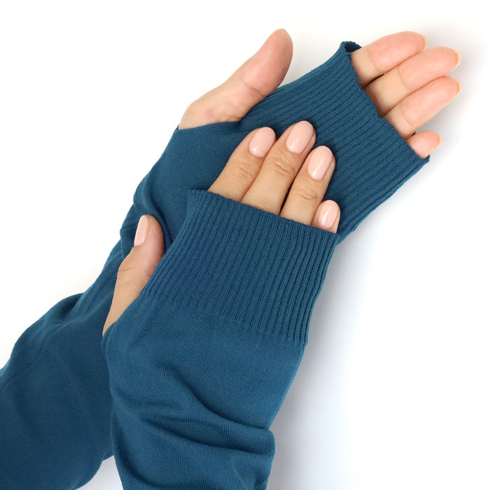 mino sode UV cut stretch arm cover [221-01-06] Long gloves loose thin silk cotton UV sunburn cooling protection 