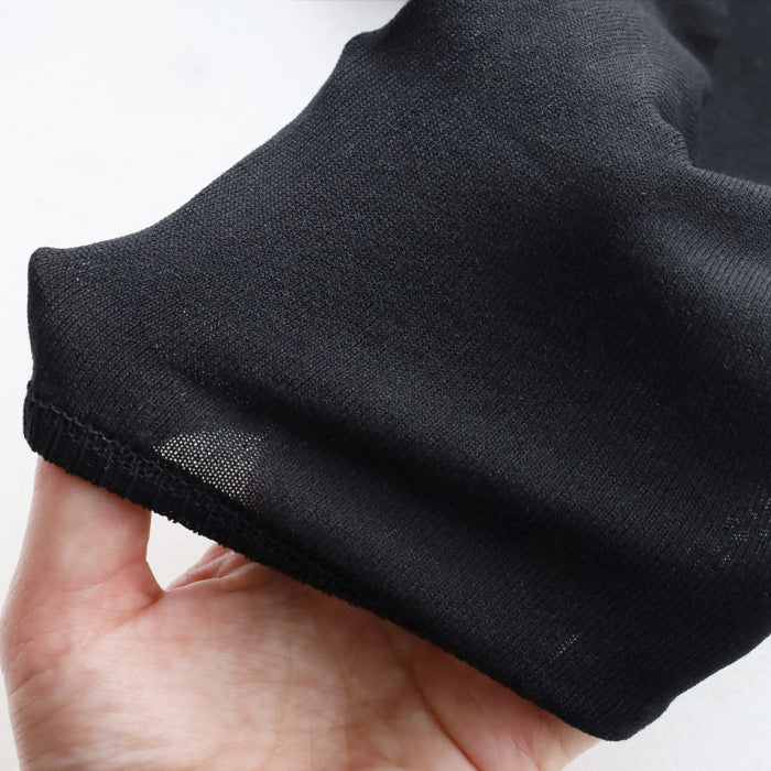 mino sode UV cut stretch arm cover [221-01-06] Long gloves loose thin silk cotton UV sunburn cooling protection 