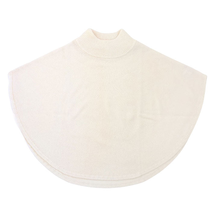 mino maru Poncho Cape Wool 100% Ladies Hand Washable [223-02-10] Niigata Prefecture Gosen City Gosen Knit Brand