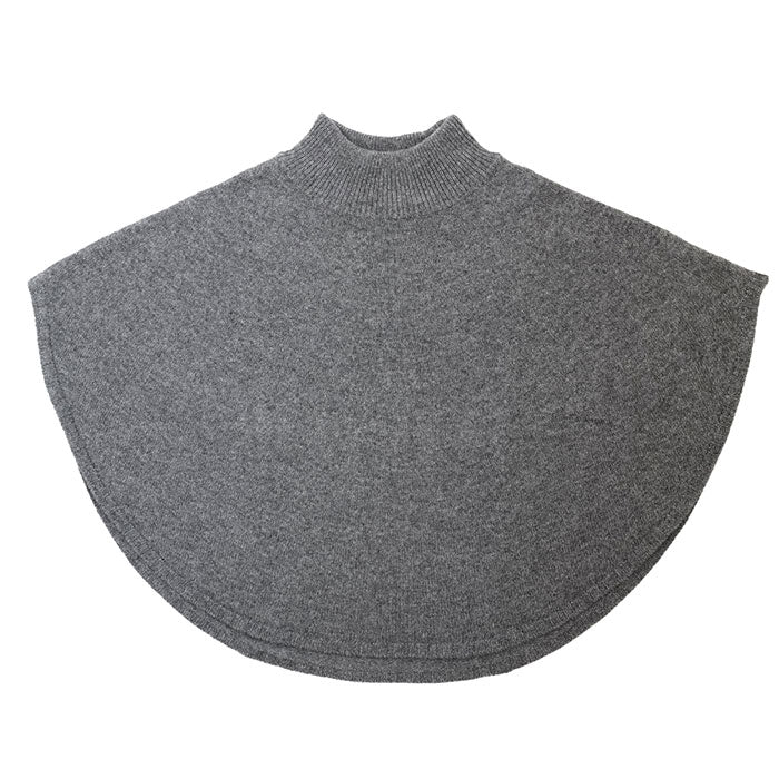 mino maru Poncho Cape Wool 100% Ladies Hand Washable [223-02-10] Niigata Prefecture Gosen City Gosen Knit Brand