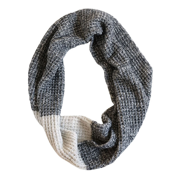mino tsutsu snood wool puffy ridge knit [224-03-03] Women's Men's Knit Scarf Stole