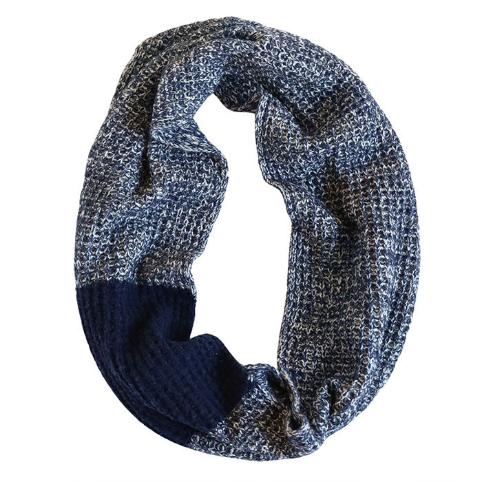 mino tsutsu snood wool puffy ridge knit [224-03-03] Women's Men's Knit Scarf Stole