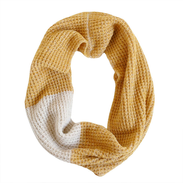 mino tsutsu snood wool puffy ridge knit [224-03-03] Women's Men's Knit Scarf Stole