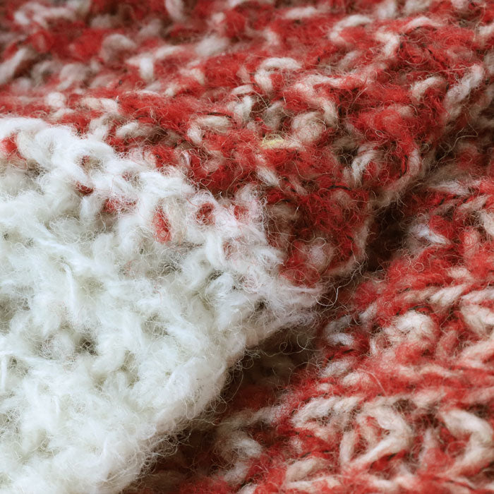 [Choose from 5 colors] mino nico wool stole poncho with fluffy ribbed knitting [224-03-05] 