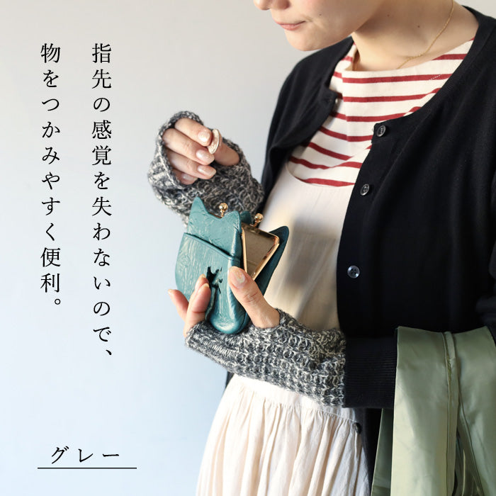 SAIFUKU(サイフク) mino(みの) kote アームウォーマー ウール ふくらみのある畦編み [224-03-07] レディース五泉ニット 新潟県 五泉市 ニット ブランド  ハンドウォーマー 指なし