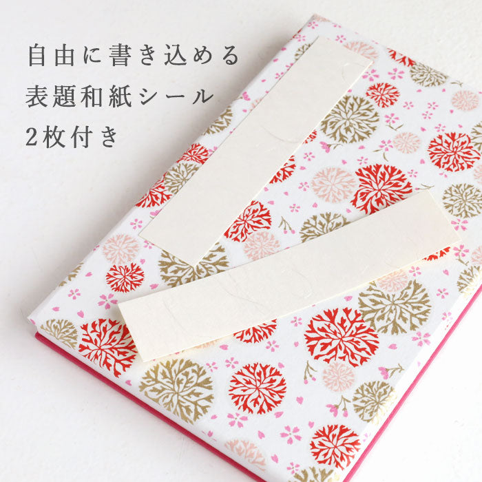 Kyoto Shogado Yuzen Shuincho goen P-1 [23131] Japanese pattern Goshuincho large size bellows type 