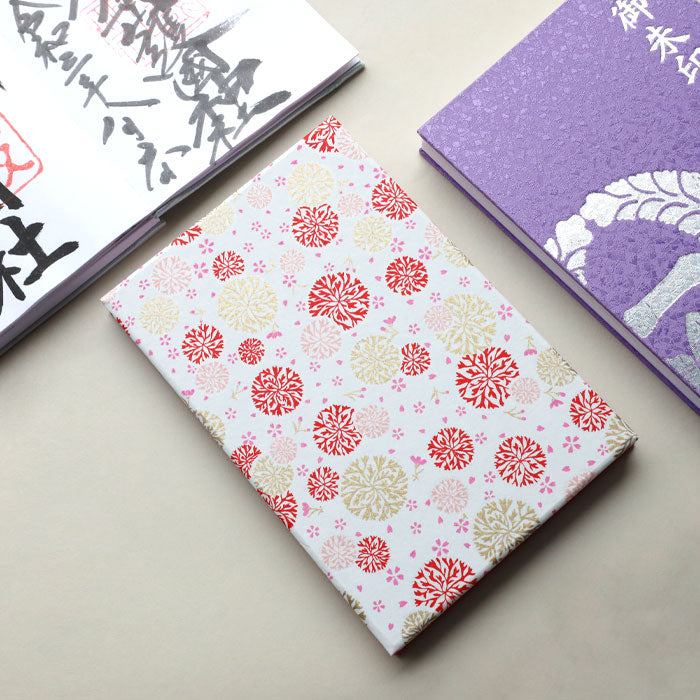 Kyoto Shogado Yuzen Shuincho goen P-1 [23131] Japanese pattern Goshuincho large size bellows type 