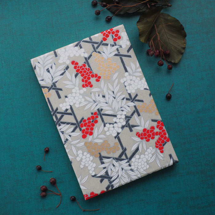 Kyoto Shogado Yuzen Shuincho Nanten Gold [23241] Japanese Pattern Goshuincho Large Size Bellows Type