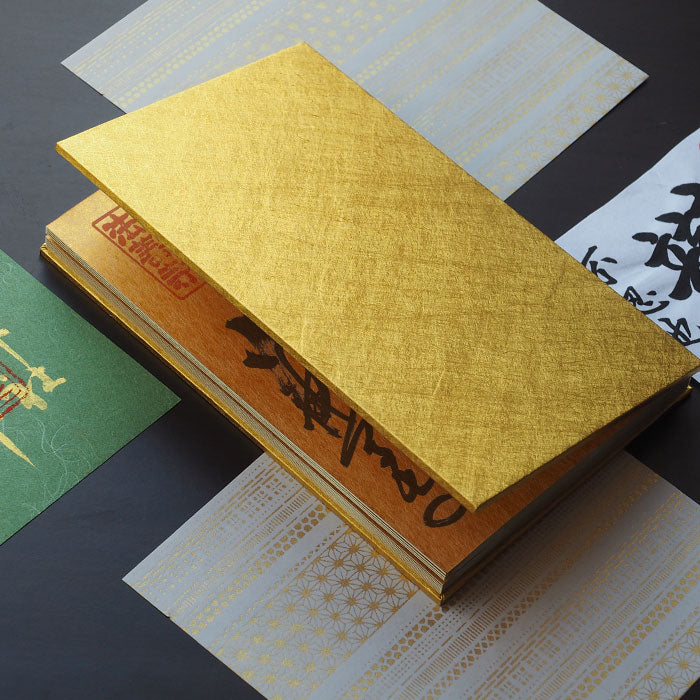 Kyoto Shogado Golden Shuin Book THE GOLD [23290] Golden Goshuin Book Large Size Bellows Type Japanese Style