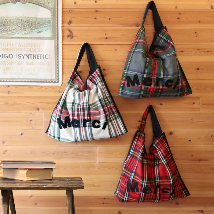 【3色】ENA KUAM (エナクアム)  メルシーチェックバッグ [24AKU002] ネパール ハンドメイド フェアトレード ブランド