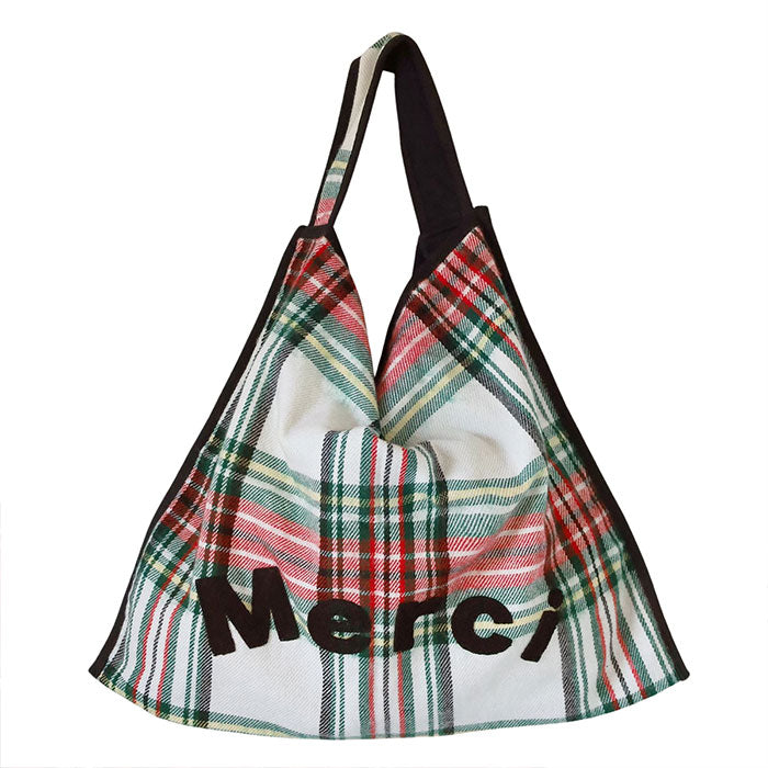 【3色】ENA KUAM (エナクアム)  メルシーチェックバッグ [24AKU002] ネパール ハンドメイド フェアトレード ブランド