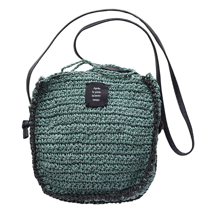 [3 colors] ENA KUAM Paper Yarn Mini Shoulder Bag [24SKU008] Women's Summer Sacoche Pochette Small Bag 