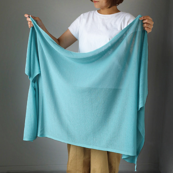 SAIFUKU mino nico stole poncho washable linen mountain ridges in the snow country of Niigata where the summer breeze blows through [252-01-05] Women's Gosen City, Niigata Prefecture Brand Shoulder strap 