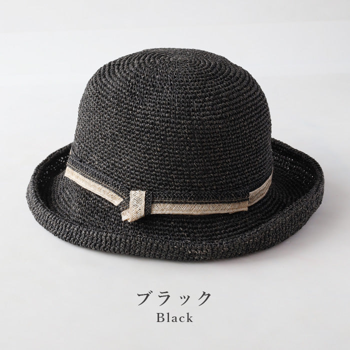 Okamoto Hats (Okamoto Hats) Cedar and Cypress Thinned Wood Crochet Hats for Women [25SS-012] Hat Factory Brand, Shirahama Town, Wakayama Prefecture