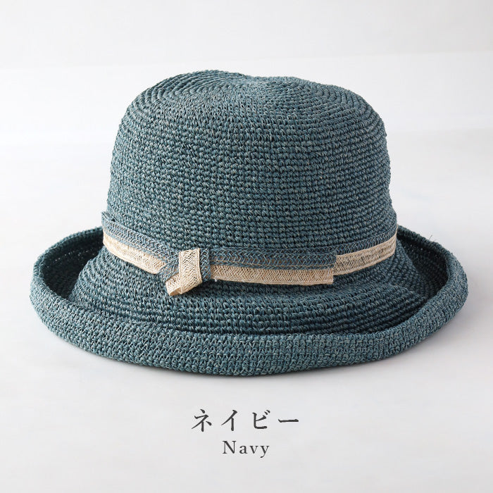 Okamoto Hats (Okamoto Hats) Cedar and Cypress Thinned Wood Crochet Hats for Women [25SS-012] Hat Factory Brand, Shirahama Town, Wakayama Prefecture