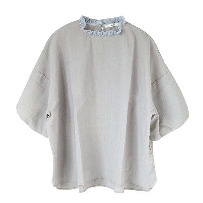 NARU FACTORY (Naru Factory) 60 Fluffy Lawn Rijeka Blouse, Women's, Free Size [629915BE] Minamide Meriyasu Tops, Factory Brand 