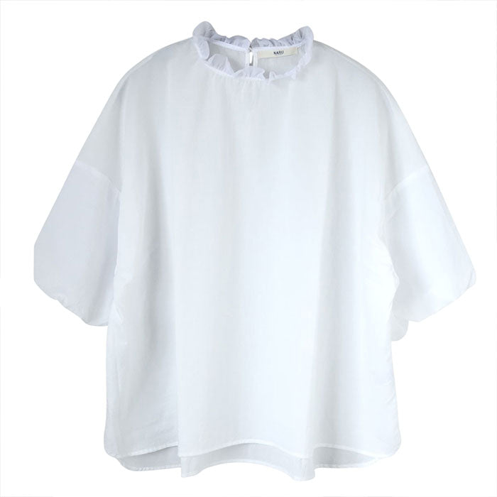 NARU FACTORY (Naru Factory) 60 Fluffy Lawn Rijeka Blouse, Women's, Free Size [629915BE] Minamide Meriyasu Tops, Factory Brand 