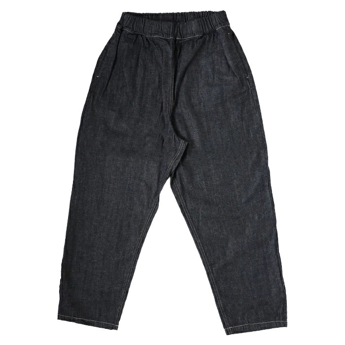 [4 colors] NARU FACTORY 8oz Uneven Denim Cozy Pants 100% Cotton Women's [637120] Minamide Meriyasu Bottoms Factory Brand
