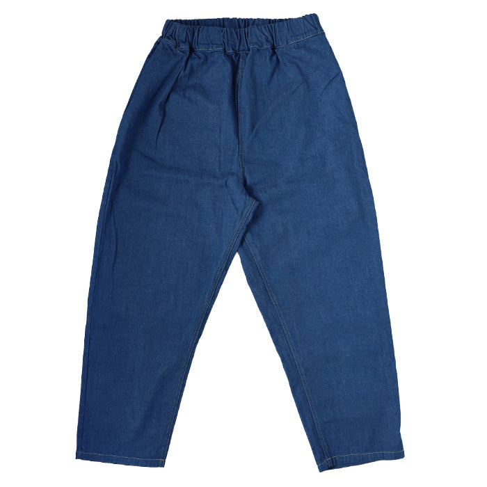 [4 colors] NARU FACTORY 8oz Uneven Denim Cozy Pants 100% Cotton Women's [637120] Minamide Meriyasu Bottoms Factory Brand