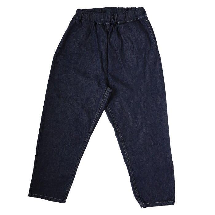 [4 colors] NARU FACTORY 8oz Uneven Denim Cozy Pants 100% Cotton Women's [637120] Minamide Meriyasu Bottoms Factory Brand