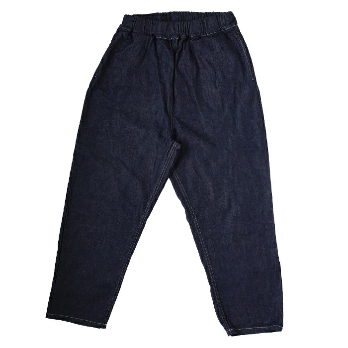 [4 colors] NARU FACTORY 8oz Uneven Denim Cozy Pants 100% Cotton Women's [637120] Minamide Meriyasu Bottoms Factory Brand