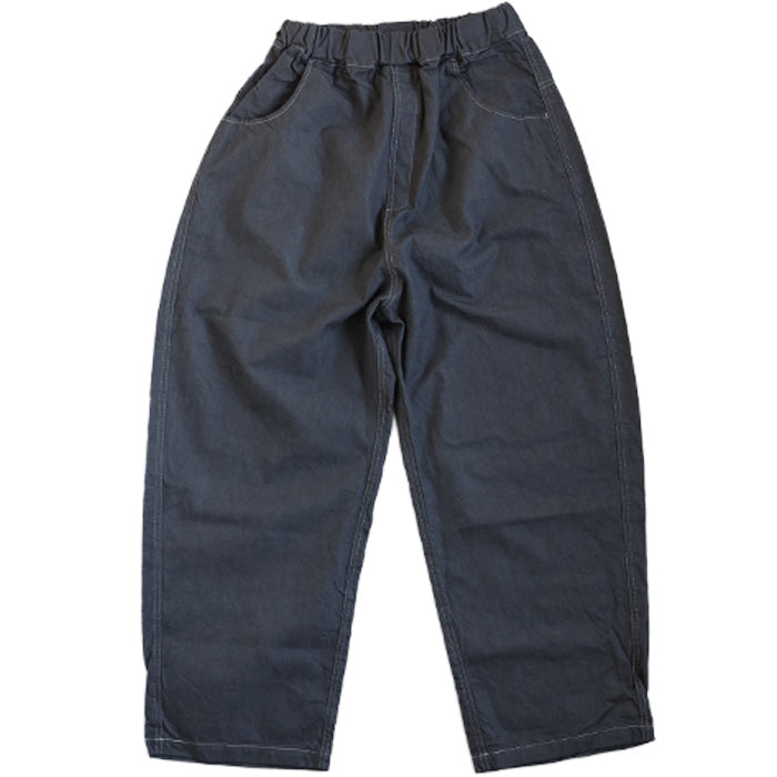 NARU FACTORY 8oz Irregular Denim Tall Pants, 100% Cotton, Women's [641800BE] Minamide Meriyasu Pants, Factory Brand 