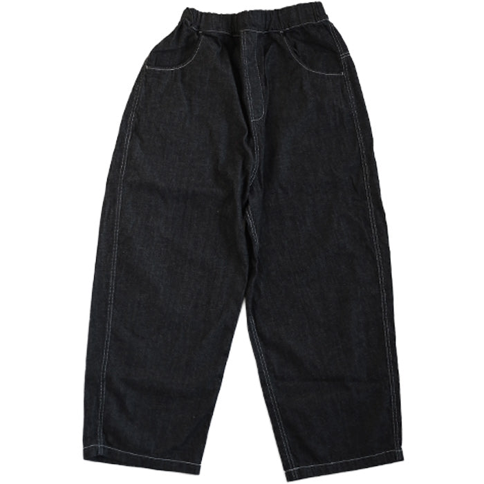 NARU FACTORY 8oz Irregular Denim Tall Pants, 100% Cotton, Women's [641800BE] Minamide Meriyasu Pants, Factory Brand 