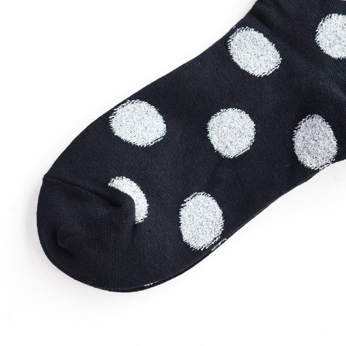 [5 colors] NARU FACTORY Combed Cotton Dot Socks for Women [646500] Minamide Meriyasu Socks Factory Brand