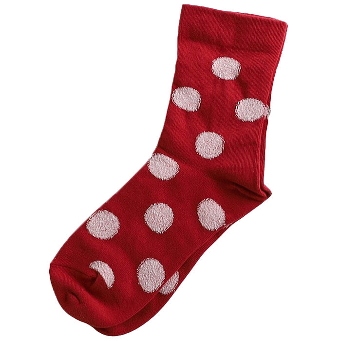 [5 colors] NARU FACTORY Combed Cotton Dot Socks for Women [646500] Minamide Meriyasu Socks Factory Brand