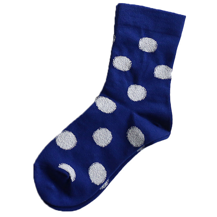 [5 colors] NARU FACTORY Combed Cotton Dot Socks for Women [646500] Minamide Meriyasu Socks Factory Brand