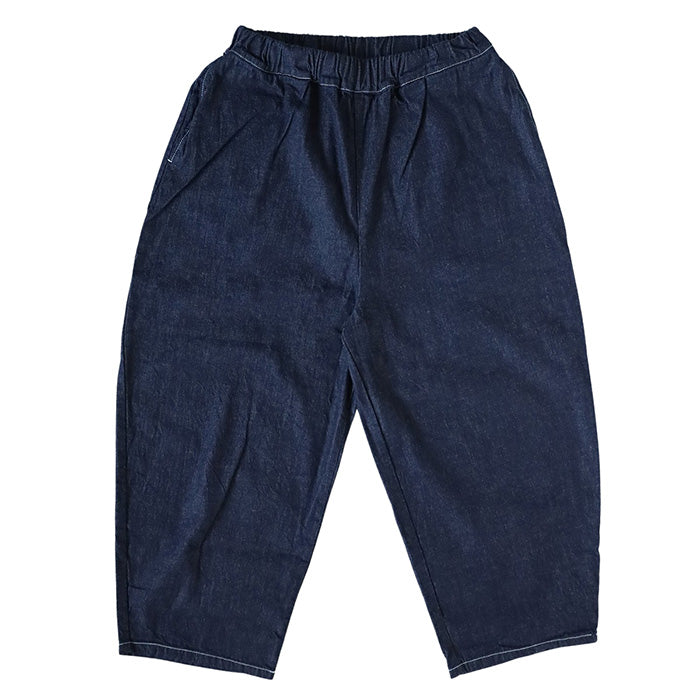 NARU FACTORY(ナル ファクトリー) 8oz ムラデニム エッグパンツ コットン100% レディース [647125] 南出メリヤス ボトムス ファクトリーブランド