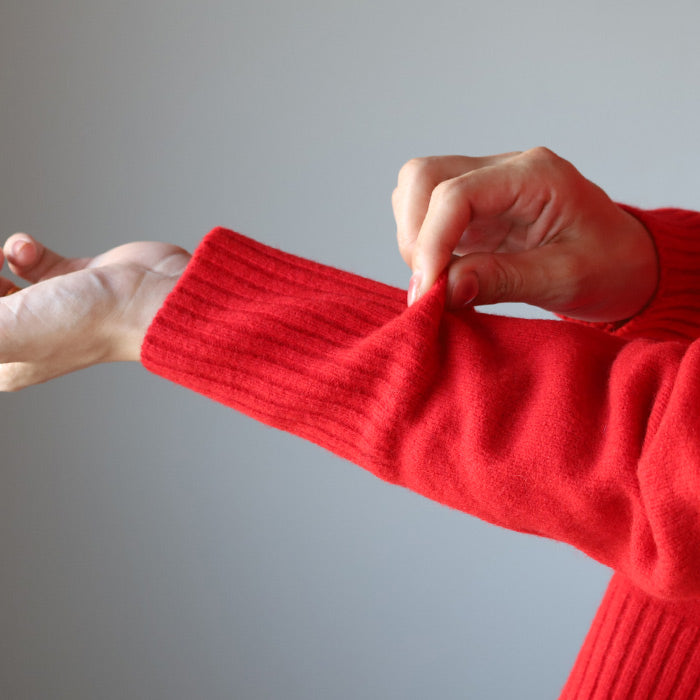 NARU FACTORY Tasmanian Lamb Comodo Knit Turtleneck Women's Free Size [650601] Minamide Knitwear Sweater Factory Brand