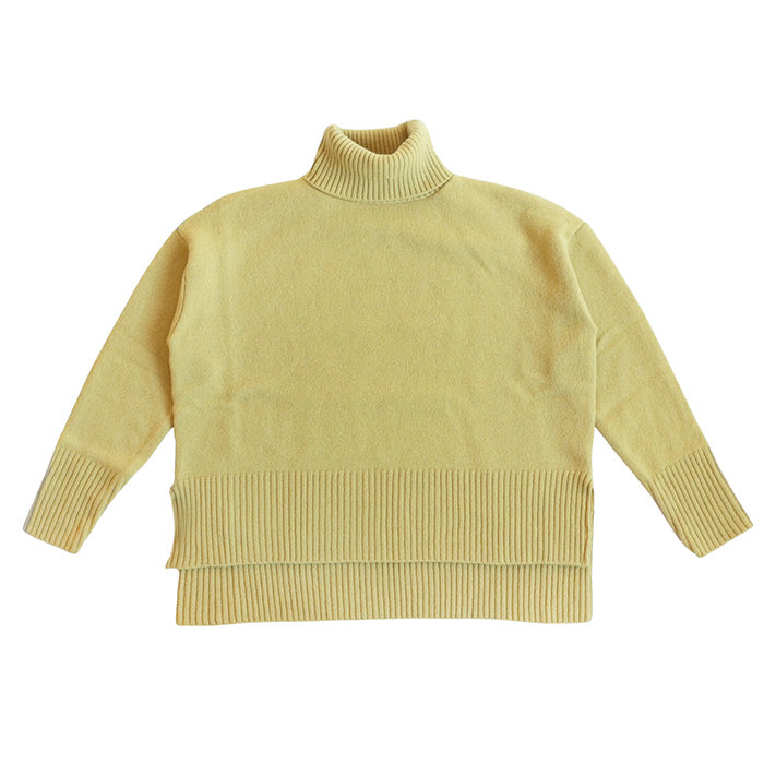 NARU FACTORY Tasmanian Lamb Comodo Knit Turtleneck Women's Free Size [650601] Minamide Knitwear Sweater Factory Brand