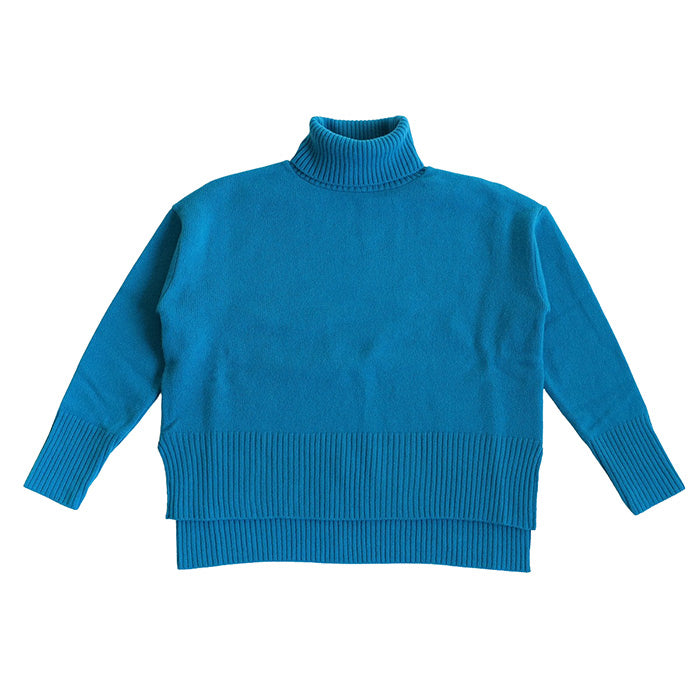 NARU FACTORY Tasmanian Lamb Comodo Knit Turtleneck Women's Free Size [650601] Minamide Knitwear Sweater Factory Brand