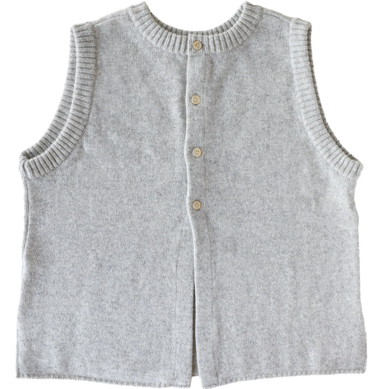 [5 Colors] NARU FACTORY Tasmania Lamb 2-Way Vest Women's [650603BF] Minamide Meriyasu Knit Factory Brand Knit Vest Reversible Front-to-Back