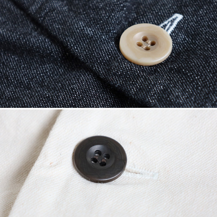 NARU FACTORY(ナル ファクトリー) 8oz ムラデニム ノッチジャケット コットン100% レディース [654800BE] 南出メリヤス デニム ジャケット ファクトリーブランド