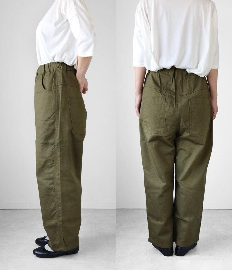 [3 Colors] NARU FACTORY Katsuragi New Sericite Noppo Pants 100% Cotton [660800BF]