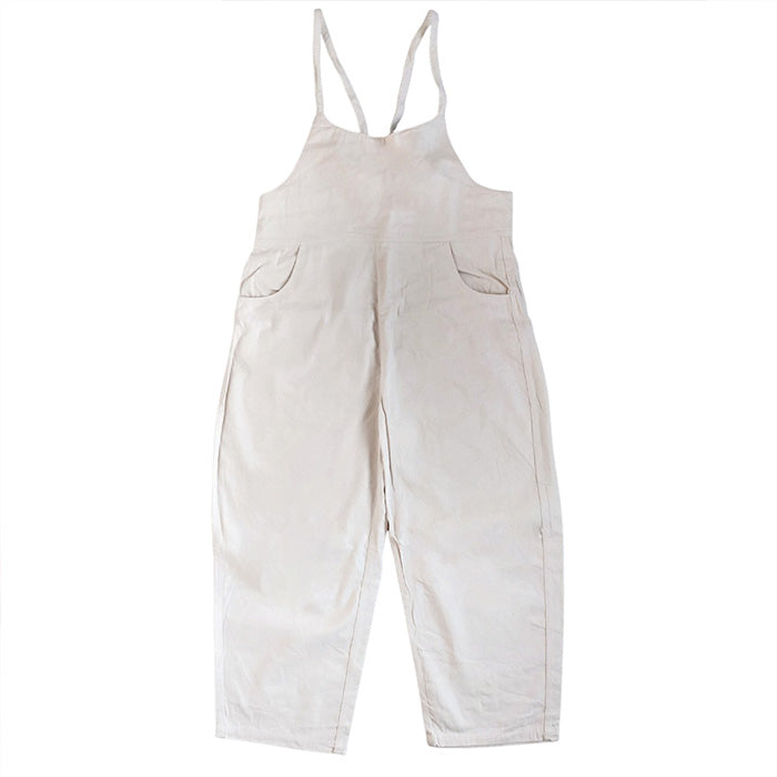 NARU FACTORY(ナル ファクトリー) 8oz ムラデニム ノッポサロペット コットン100% レディース [661800] 南出メリヤス ボトムス ファクトリーブランド