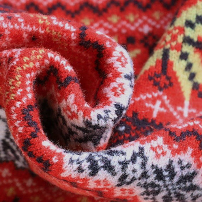 NARU FACTORY(ナル ファクトリー) タスマニアラム フェアアイル ボックスベスト レディース[665621] 南出メリヤス セーター ファクトリーブランド