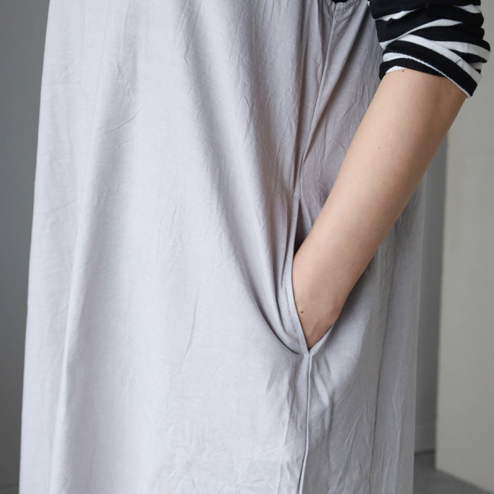 NARU FACTORY Summer Irregular Denim Jumper Skirt, 100% Cotton, Women's [671830], Minamide Meriyasu Dress, Factory Brand, Spring/Summer 